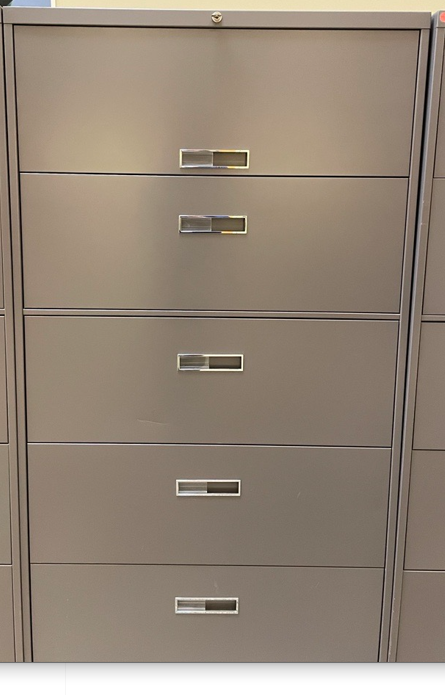 Lot of 8 Steelcase 800 Series Lateral File Cabinets #2 - Image 1